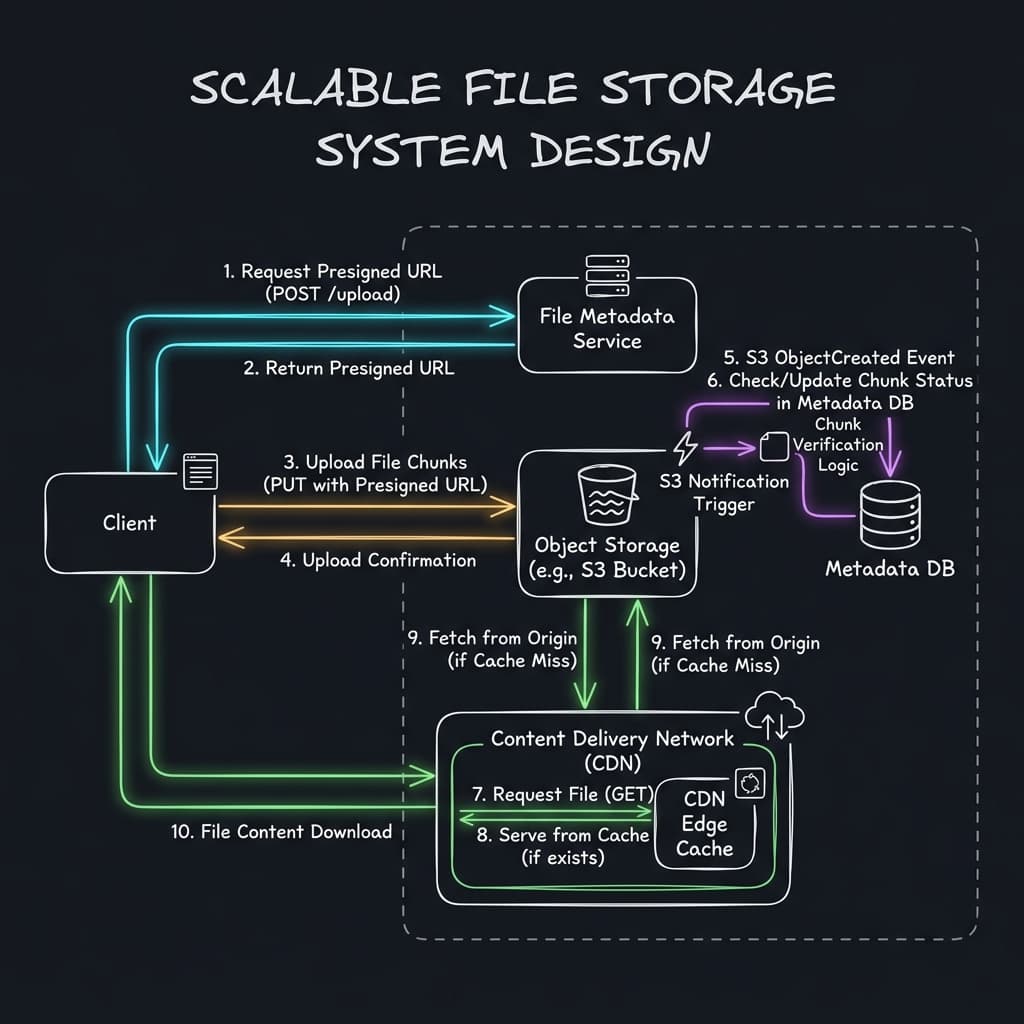 Dropbox architecture diagram